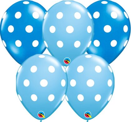 Blue with Dots
