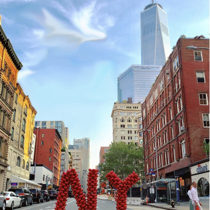 Mylar Letter Sculpture