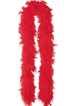 Red Feather Boa
