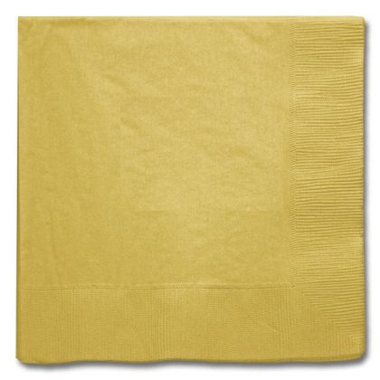 Gold Beverage Napkin