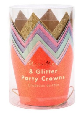 Mini Glitter Crowns