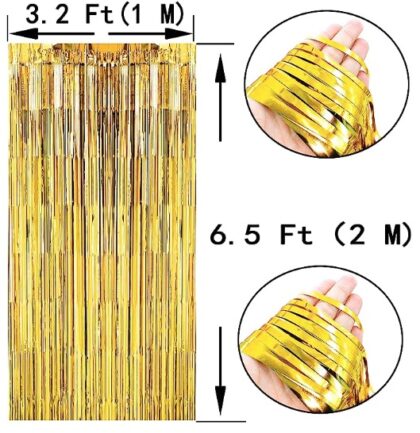 Gold Foil Curtain