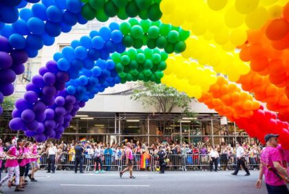 Balloon Saloon's New York City Pride Archways
