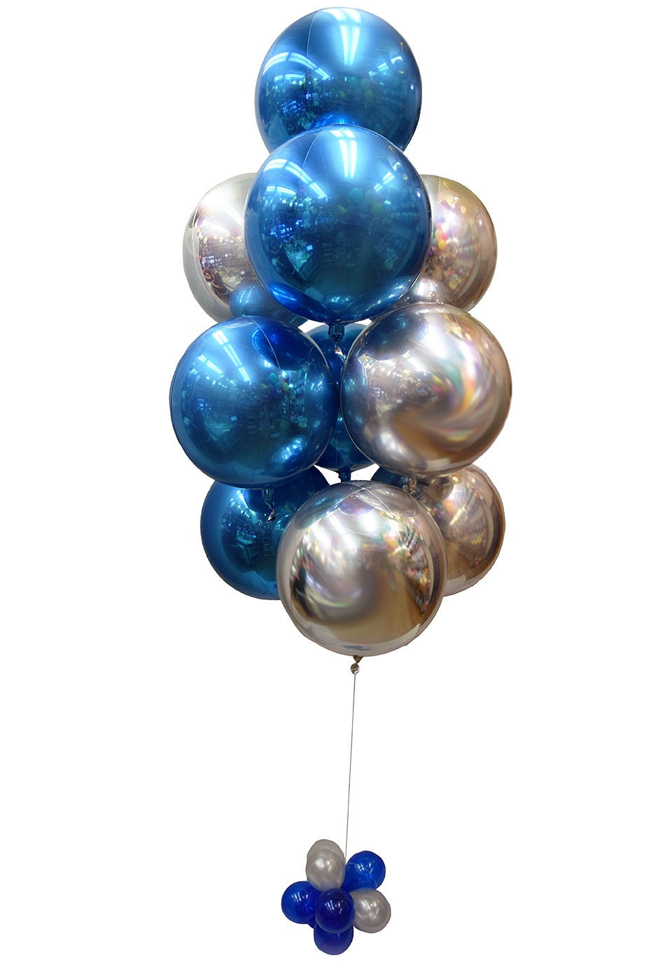Blue Jasmine Orbz Balloon Tree
