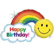 Happy Birthday Smile Rainbow