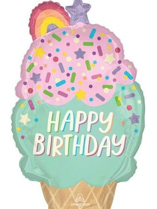 Glitzy Ice Cream Cone