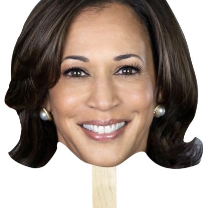 Kamala Head on Stick