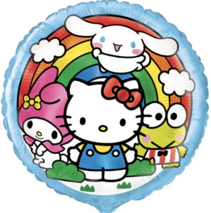 18" Hello Kitty Rainbow