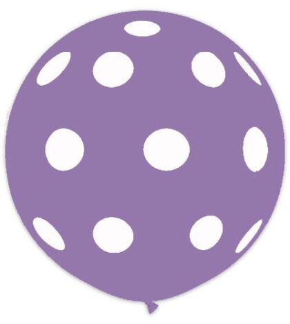 36" Lavender Polka Dot