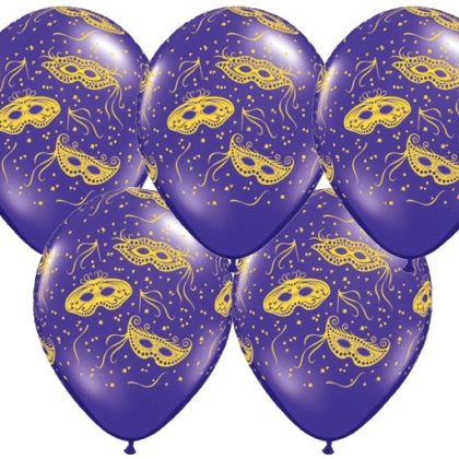 Mardi Gras 11" Purple