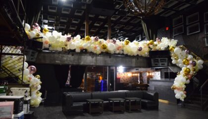 THE MARQUEE NIGHT CLUB NYC BALLOON GARLAND