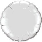Metallic Silver Dot