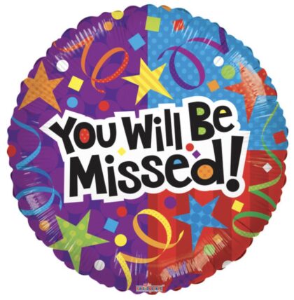 18" You Will Be Missed