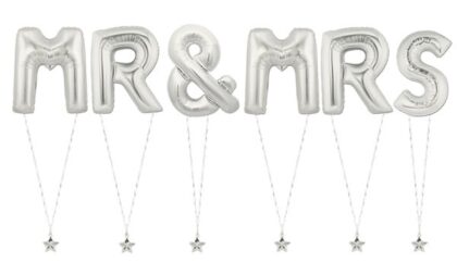 Mr & Mrs Letter Bouquet