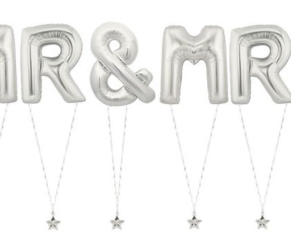 Mr & Mrs Letter Bouquet