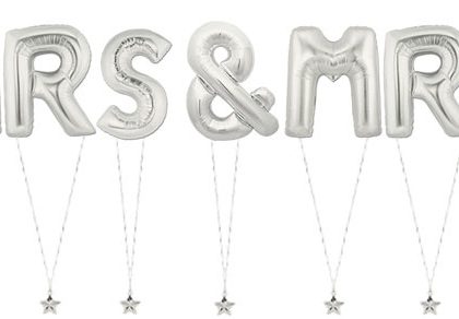 Mrs & Mrs Letter Bouquet