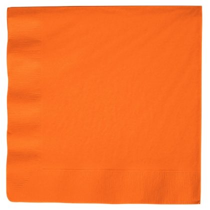 Orange Beverage Napkin