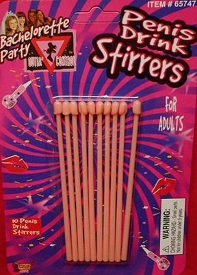 Penis Drink Stirrers