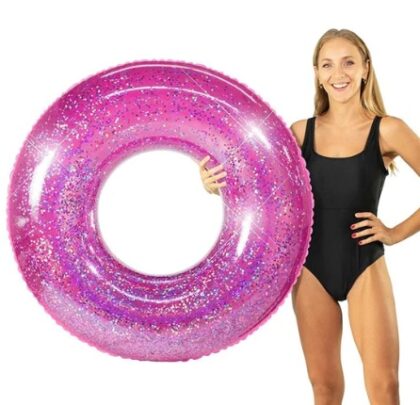 Pink Glitter Float