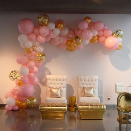 Organic Confetti Balloon Garland