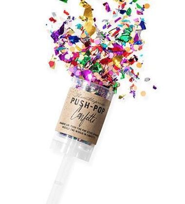 Rainbow Confetti Popper