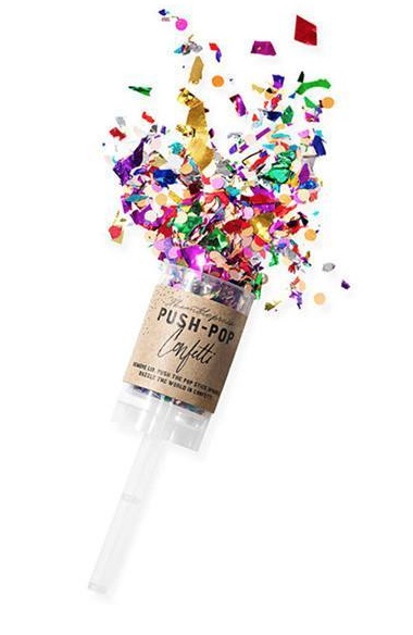 Rainbow Confetti Popper