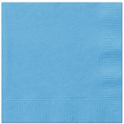 Powder Blue Beverage Napkin