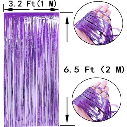 Purple Foil Curtain