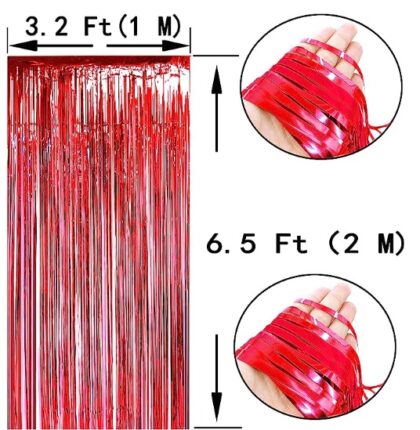 Red Foil Curtain