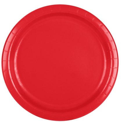 Red Dinner Plate