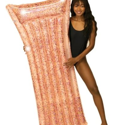 Rose Gold Glitter Raft