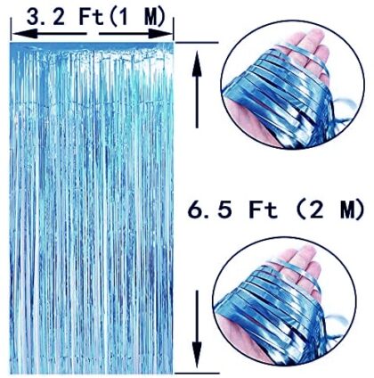 Royal Blue Foil Curtain