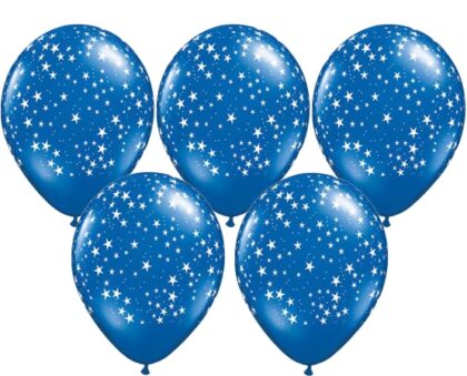 Blue with White Stars