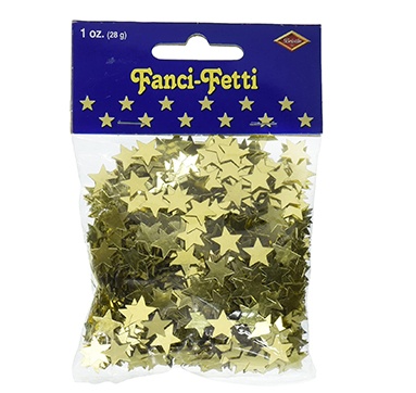 Gold Star Confetti