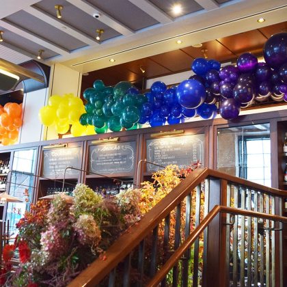Union Square Cafe Balloon Garland