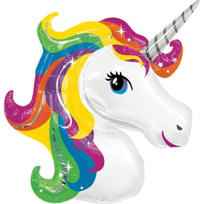Rainbow unicorn Head