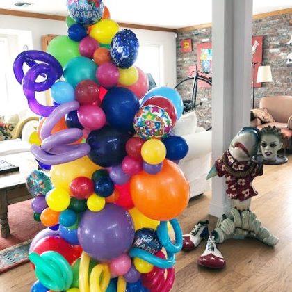 Funky Birthday Column
