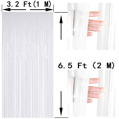 White Foil Curtain