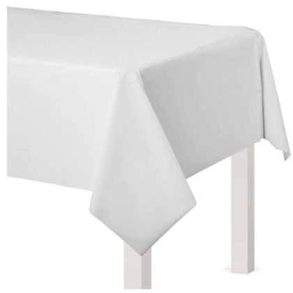 white Table cover