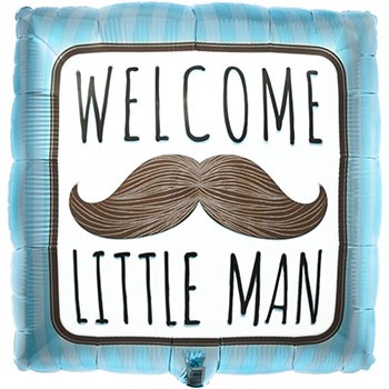18" Welcome Little Man