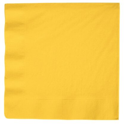 Yellow Beverage Napkin