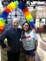 Balloon Saloon inspires Sweet Genius with Chef Ron BenIsrael with Rainbow Arch