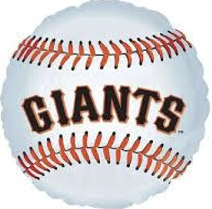 18" Giants Baseball