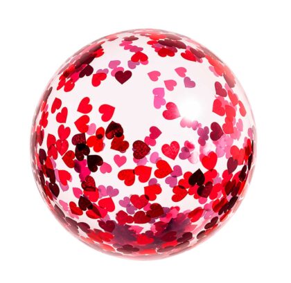 Heart Confetti Balloon