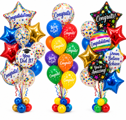 CONGRATULATIONS BALLOON BOUQUETS